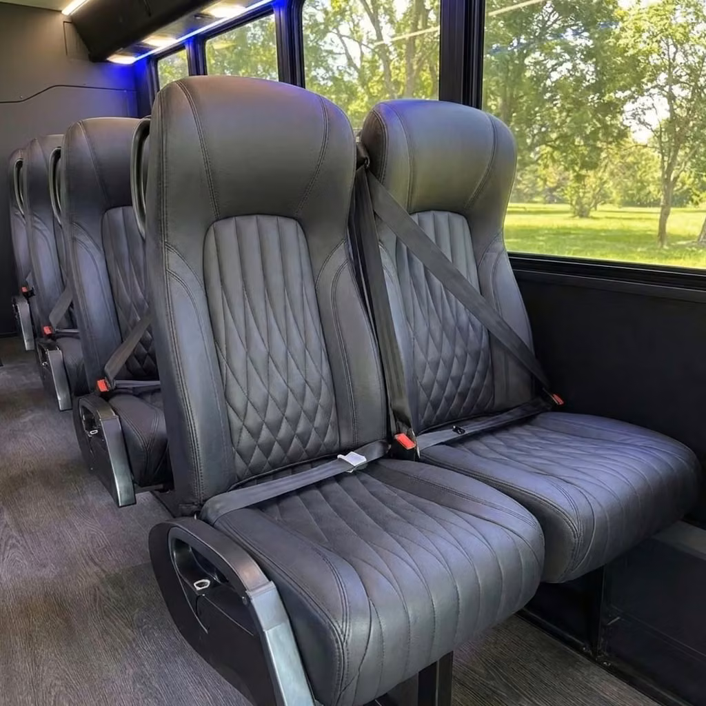 kenosha 20 passenger minibus high back seats