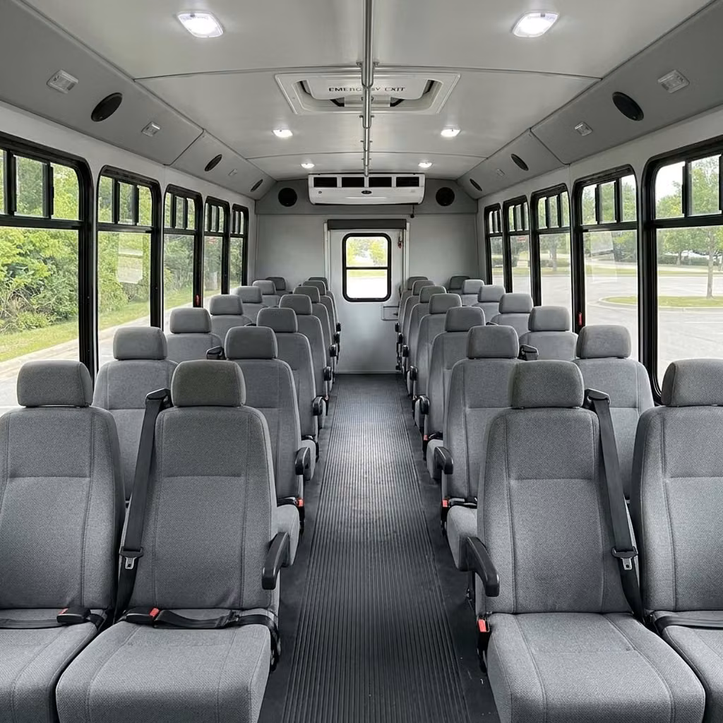 kenosha 30 passenger minibus seating