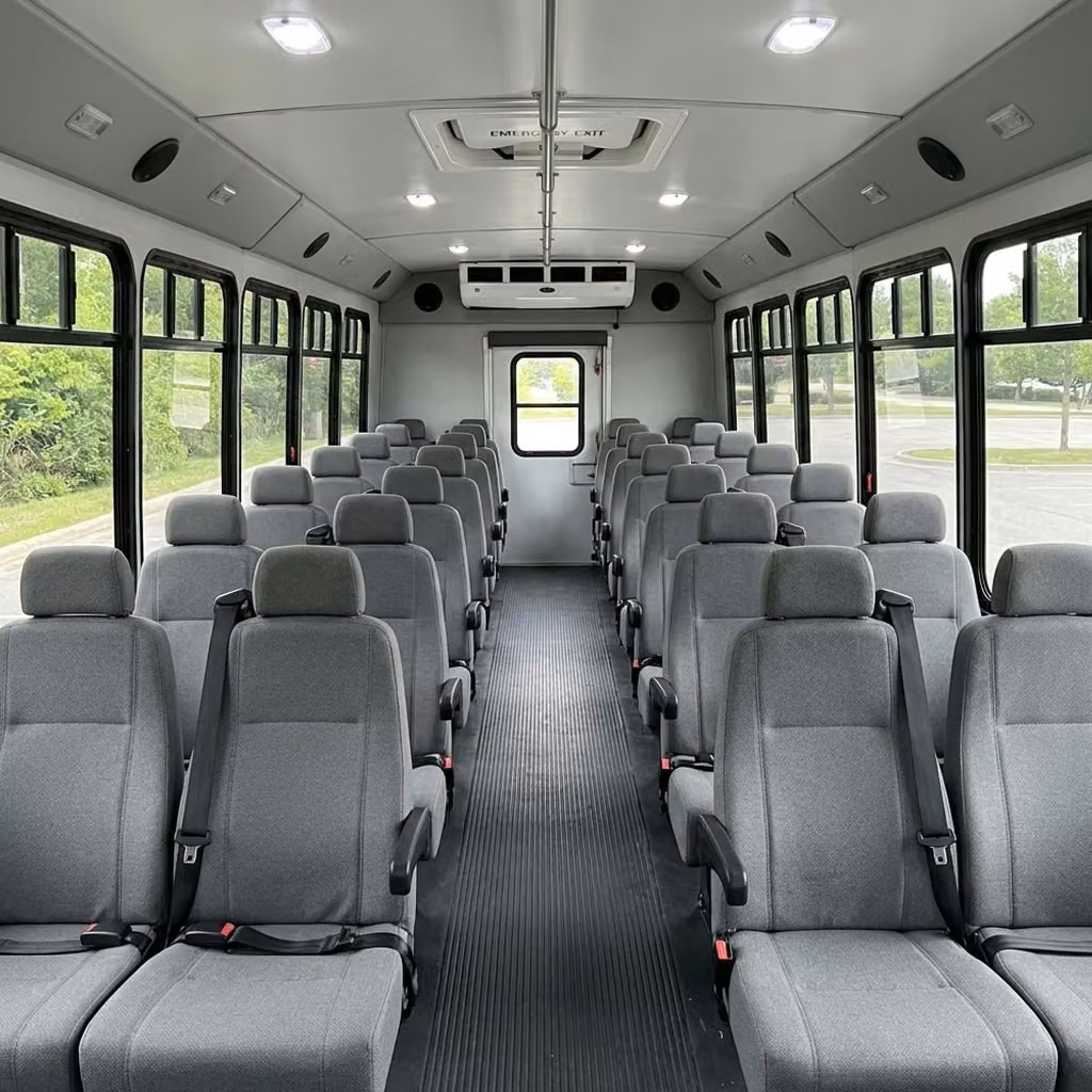kenosha 35 passenger minibus seating
