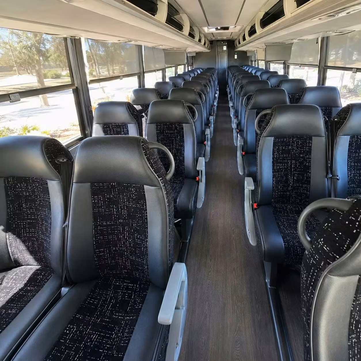 kenosha charter bus interior 1