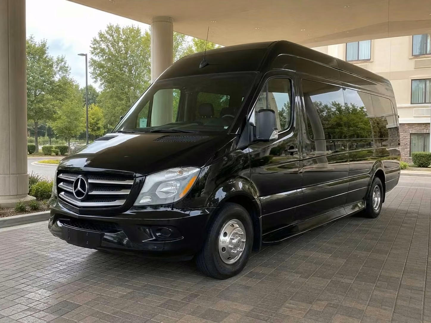 kenosha sprinter van rental with driver tinted windows