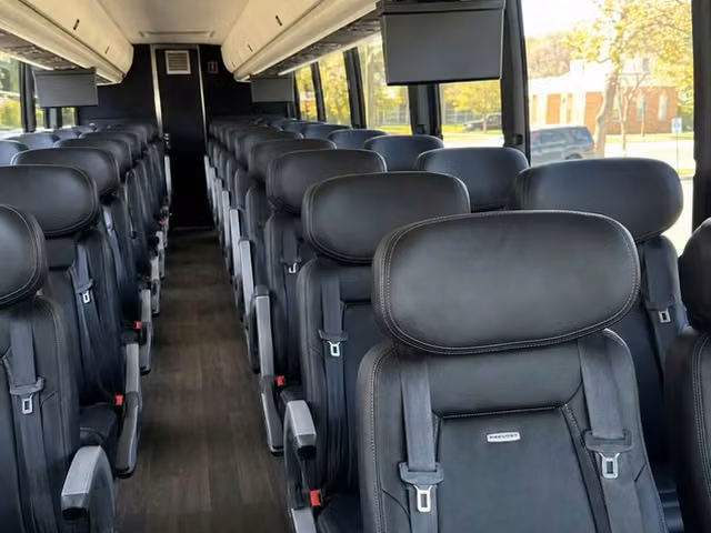 kenosha charter bus interior
