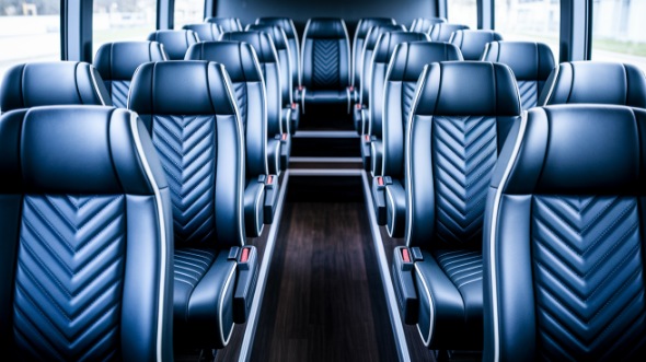 25 passenger minibus inside skokie