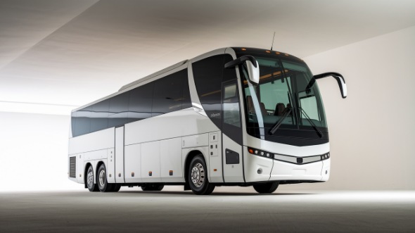 55 passenger charter bus skokie