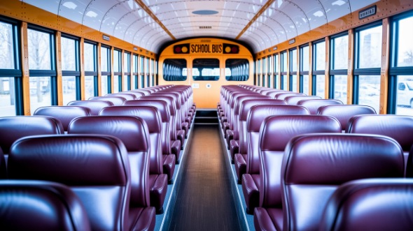 school bus rental interior skokie
